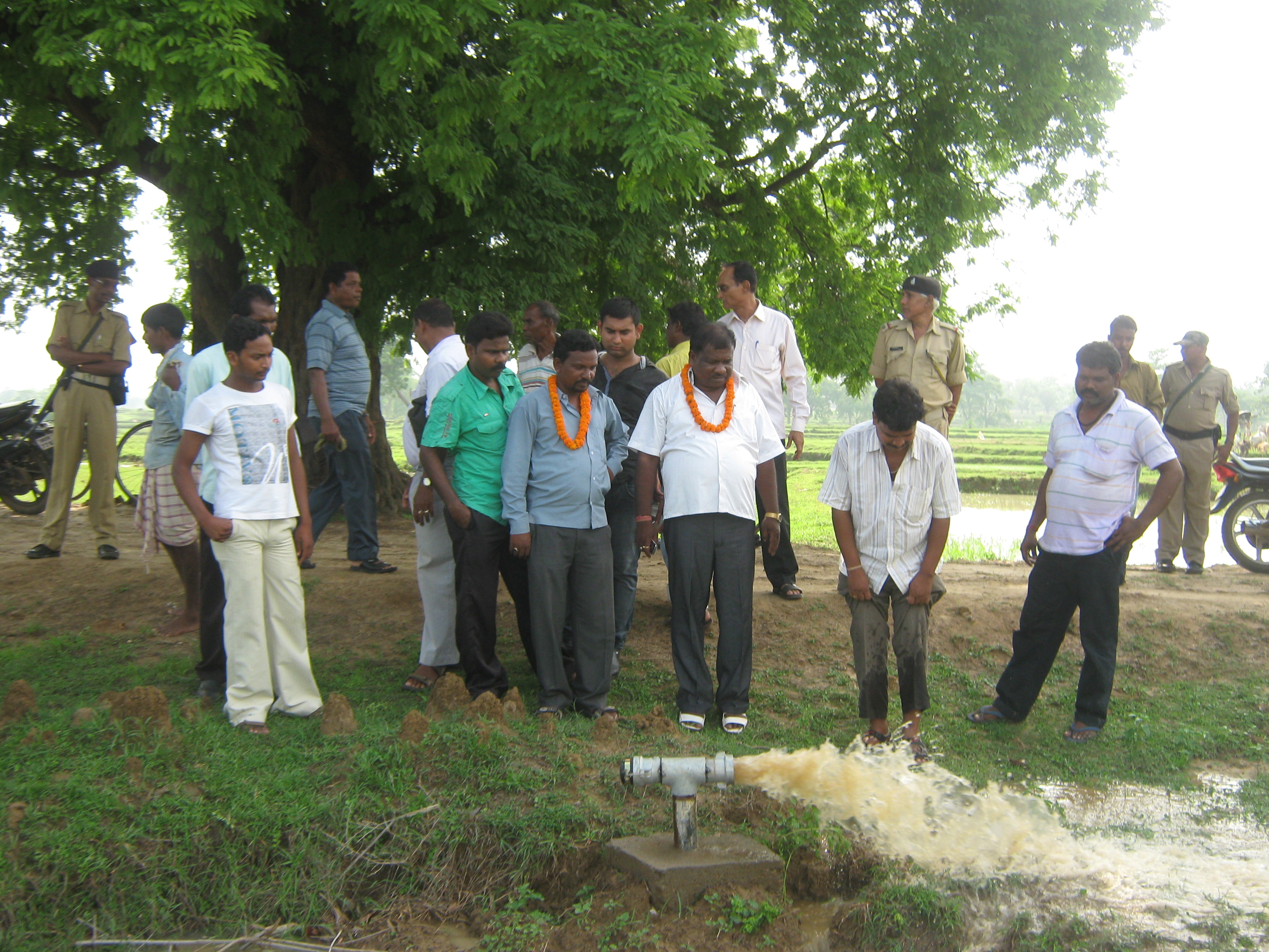Community visit in the field